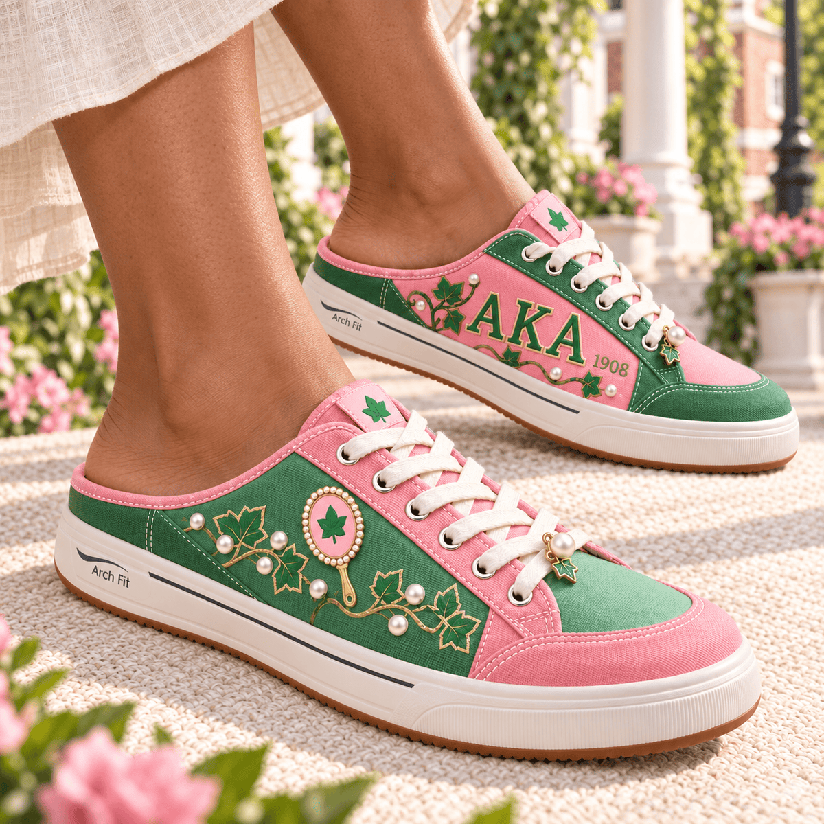 PREMIUM AKA Canvas Sneaker Mule HQH