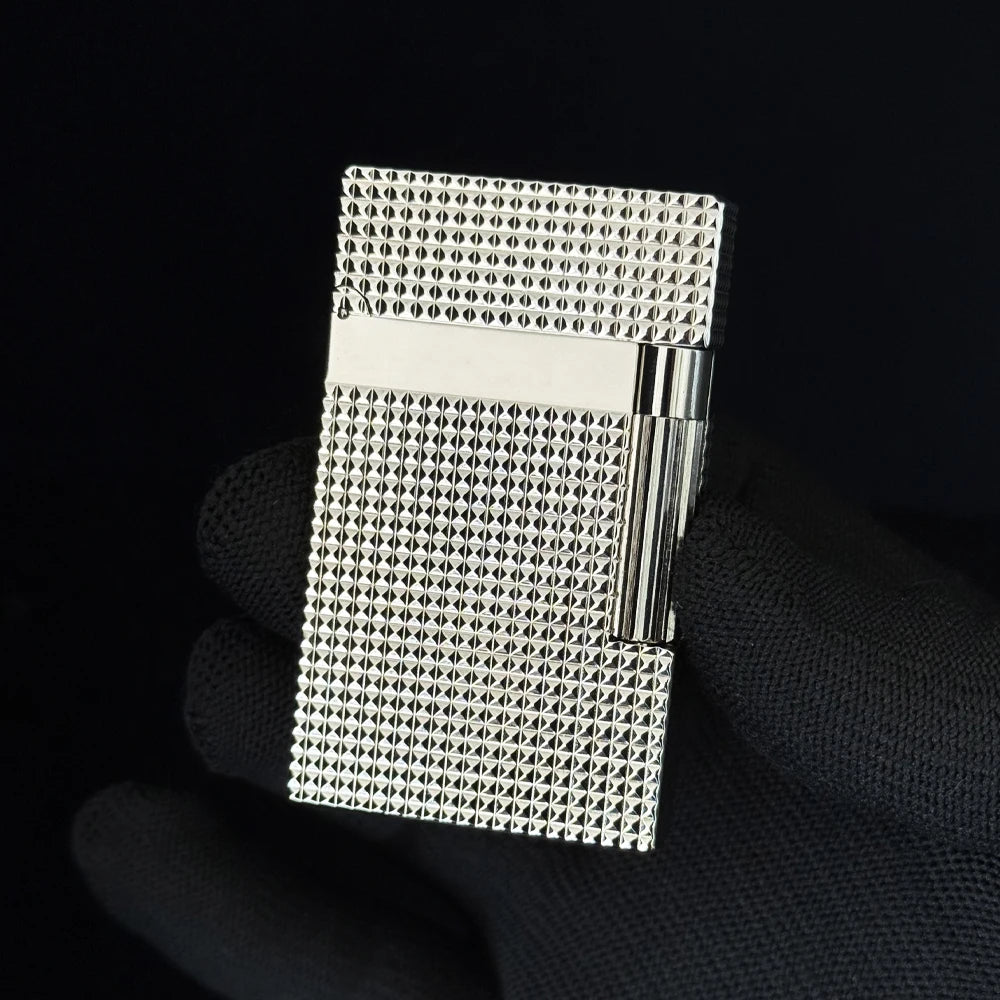 JT.Dunant lighter Single/double  Flame Lighter Metal Classic Parisian nail design Cigar Accessories Smoking